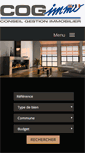 Mobile Screenshot of cogimmo-immobilier.com